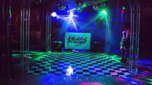 Tapete xadrez na Pista de Dança